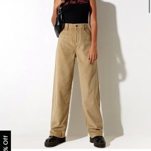 Motel Rocks “parallel jeans in cord sand” US L